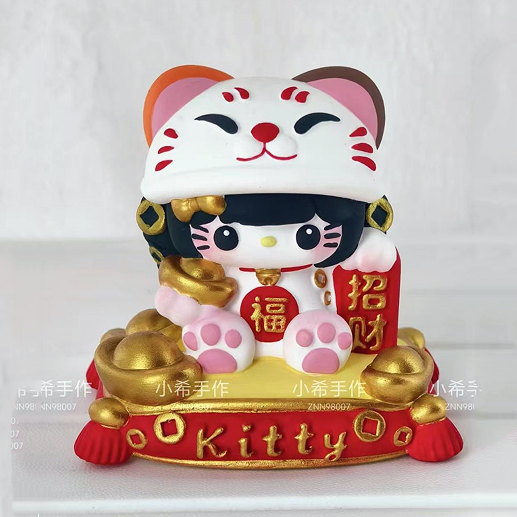 爆款DIY招财KT猫无痕涂鸦模具彩绘石膏娃娃乳胶立体磨具卡通摆摊,玩具/童车/益智/积木/模型,白模填色/模具彩绘/石膏娃娃,淘宝优惠券,粉丝福利购,淘宝优惠卷