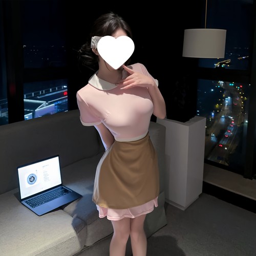 性感纯欲餐厅服务员围裙女仆cos角色扮演主播变装制服晴趣qqny