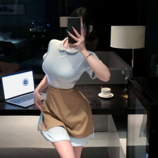 性感纯欲女仆店员服务员制服cos角色扮演情侣约会工作服晴趣qqny