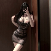 性感火辣镂空透视挂脖显瘦内吊包臀裙御姐情侣约会制服晴趣qqny