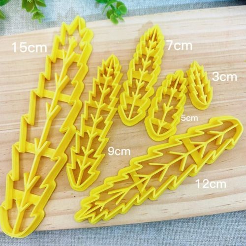 花饽饽麦穗叶子花馍翻糖烘焙模具