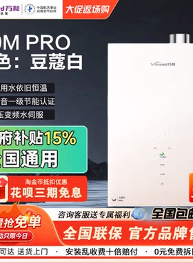万和16L恒温零冷水燃气热水器