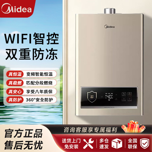 燃气热水器强排式智能恒温家用