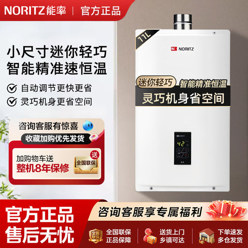 能率智能恒温11L强排式天然气