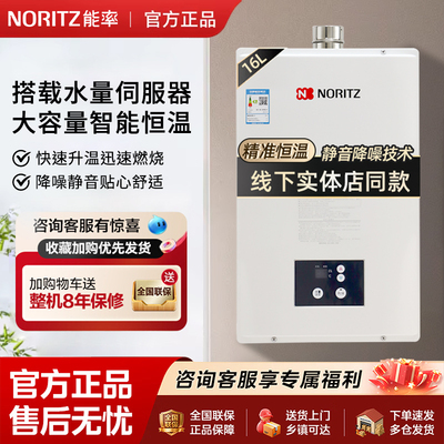 能率智能恒温16升强排式天然气