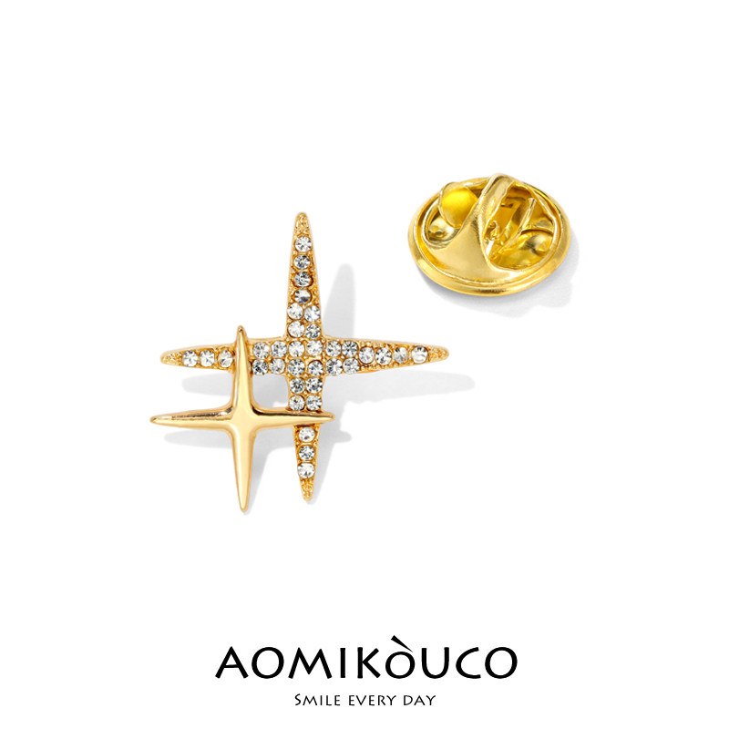一闪一闪亮晶晶星星胸针设计感小众防走光别针扣固定衣服点缀饰品,饰品/流行首饰/时尚饰品新,胸针,淘宝优惠券,粉丝福利购,淘宝优惠卷