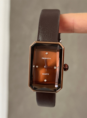 REIBIRTH复古手表女时尚气质休闲职场高颜值简约文艺感女士石英表