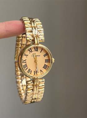 PRANCE 2025新款经典百搭字母面手表女时尚高级感轻奢精致石英表