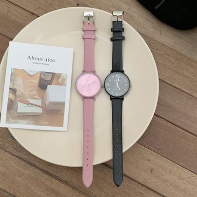 大表盘休闲男女学生手表