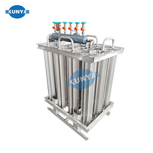 液氧二氧化碳气化器 天然气散冷设备杜瓦瓶加厚大翅片空温气化器