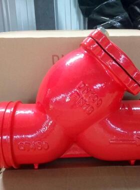 G81H沟槽Y型过滤器 球墨大体过滤器 不锈钢滤网  沟槽水利阀