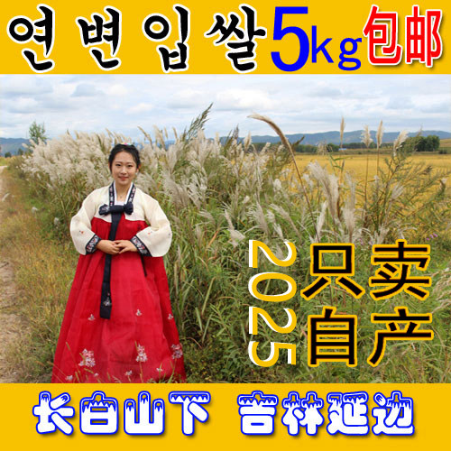 吉林延边朝鲜龙井东盛自产自销粳巧大米十斤包邮食用