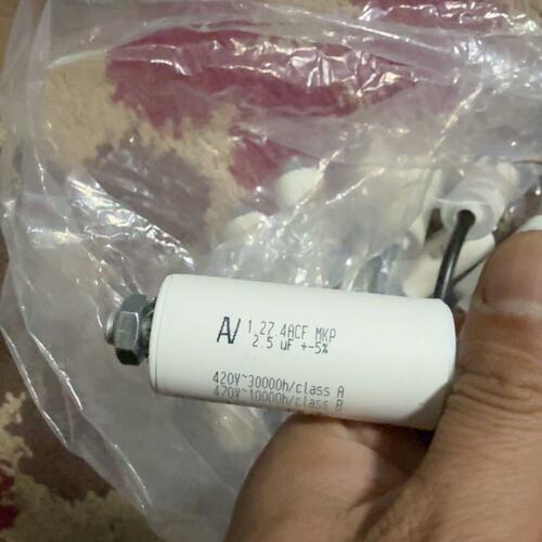 议价-AV 1.27.4ACF MKP电机启动电容，容量2.5uF-可维修