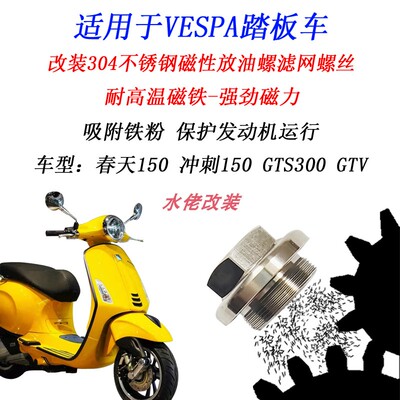 Vespa春天冲刺GTS磁性滤网螺丝