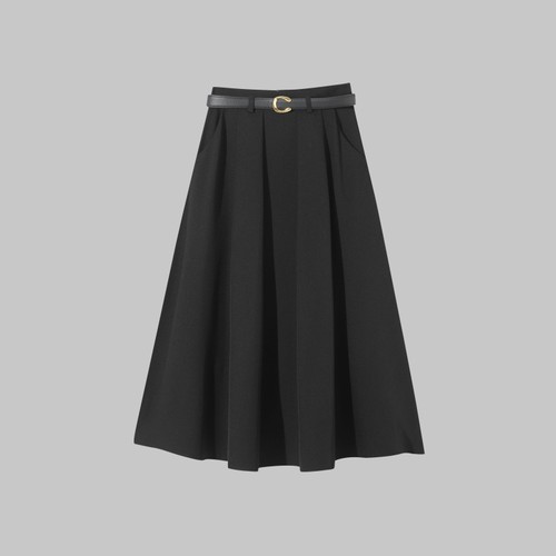 复古画报大洪严选伞摆裙