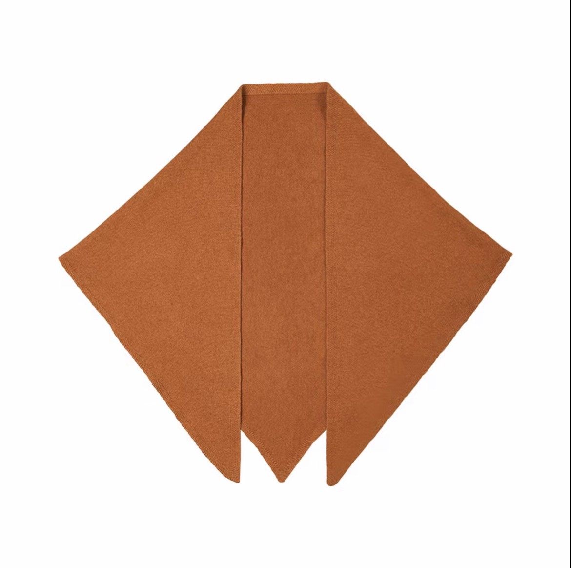 大洪自营店氛围神器冬季新款披肩大尺寸丝巾保暖三角巾围巾纯色女