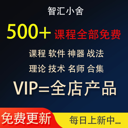 VIP店铺会员课程炒股票知识基金看盘S器技术分析战法全套视频教程