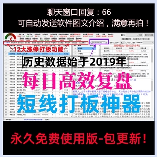 2024复盘打板6.0免费版 5.0懒人实用4.93高效实时盯龙头炒股票软件