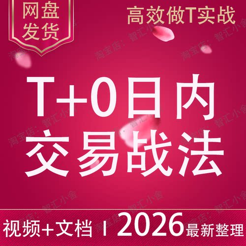 日内交易战法T+0股票技术分析短线波段高抛低吸操盘手分时做T教程