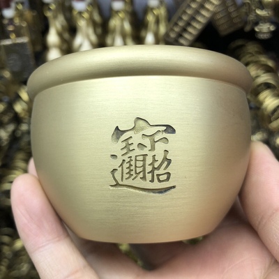 创意黄铜招财进宝办公室