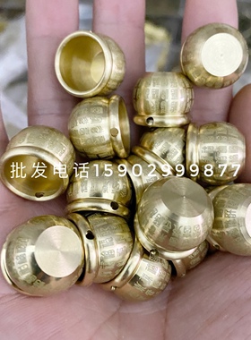 招财进宝水缸 百福小缸挂件 纯黄铜钥匙扣钥匙链包挂新款大量发货