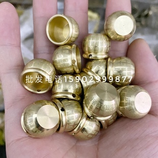 招财进宝水缸 百福小缸挂件 纯黄铜钥匙扣钥匙链包挂新款大量发货