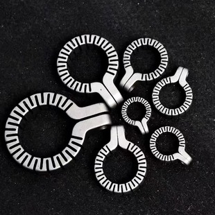 纯钛合金超轻中大型鸟脚链防脱扣易安装不伤脚玄凤小太阳鹦鹉脚环