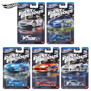 风火轮HNR88高普速度与激情合金车三菱大众捷达尼桑跑车模型玩具