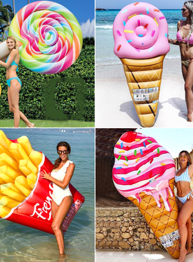 INTEX充气浮排成人游泳圈儿童冲浪板泳池浮床浮排水上装备浮漂