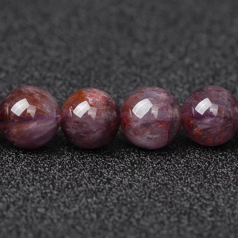 极光23散珠子圆珠水晶玉石手链单珠配珠diy手工串珠饰品配件材料