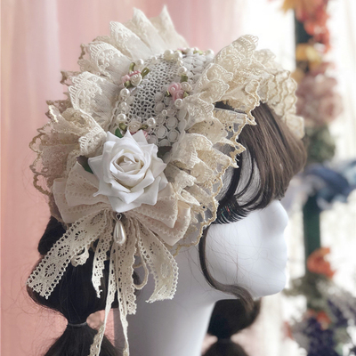 洛丽塔玫瑰原创暖洋洋蝴蝶结发带