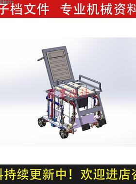 智能轮椅机械结构设计solidworks21版三维模型可编辑资料C24971