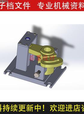 挂轮架机械夹具设计钻φ12孔SW16版三维模型说明书CAD图纸C22789