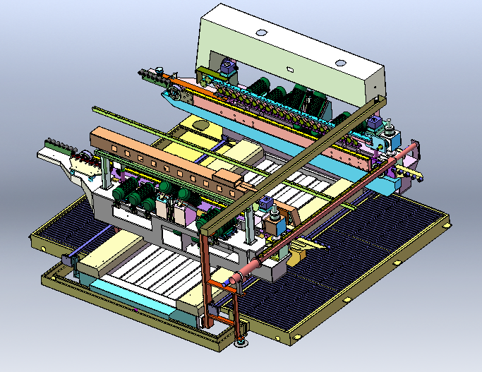 2696玻璃磨边机 solidworks三维模型 设计素材