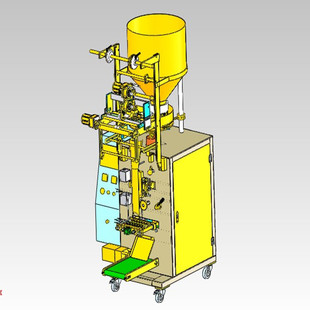 H104 立式 机3D图纸 机械设计参考资料设计素材特价 颗粒包装