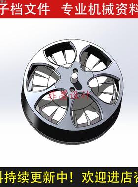 盘式电机solidworks18版机械结构设计三维模型C20422