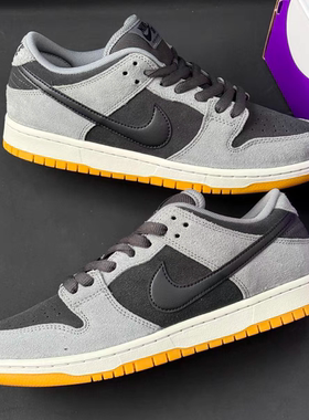 Nike SB Dunk Low Pro 灰黑色男女低帮复古休闲板鞋 HF3063-001