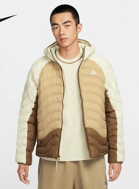 NIKE耐克男子棉衣 ACG户外超轻连帽保暖运动棉服外套HJ3736-229