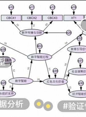 SEM结构方程模型分析中介分析AMOS结构最小二乘法路径模型PLSPM