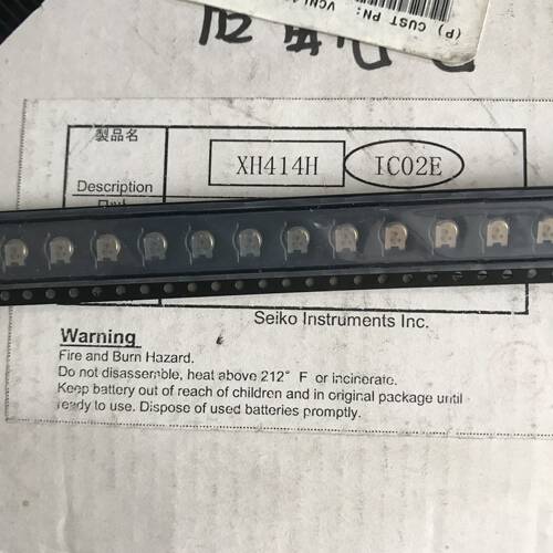 XH414H-IC02E全新精工 备电池 3.3V 0.07F法拉超级电容 XH414HG