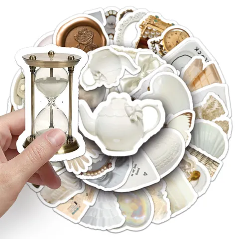 手机壳白色Sticker装饰贴纸电脑北欧风DIY防水ins风Cute张手账50