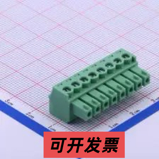 DB2EK-3.81-8P-GN-S 插拔式接线端子 插头 3.81mm 排数:1 每排P数