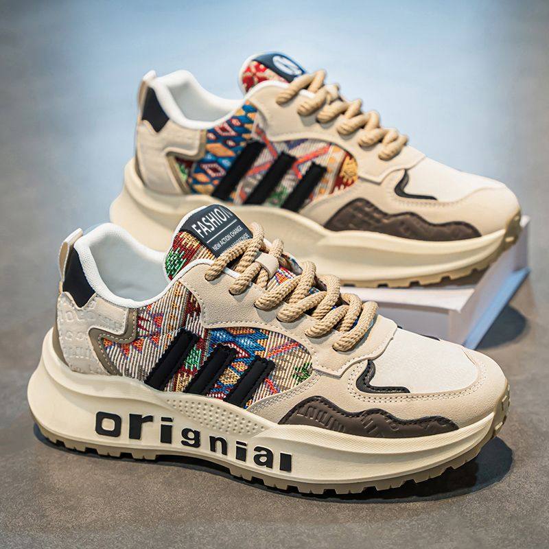 男鞋夏季透气运动休闲网面秘密森林跑步轻便阿甘老爹潮鞋