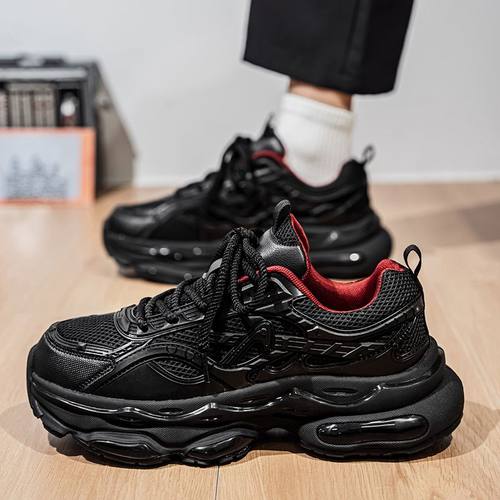 时代少年团丁程鑫同款厚底老爹鞋女小个子休闲运动跑步小白鞋