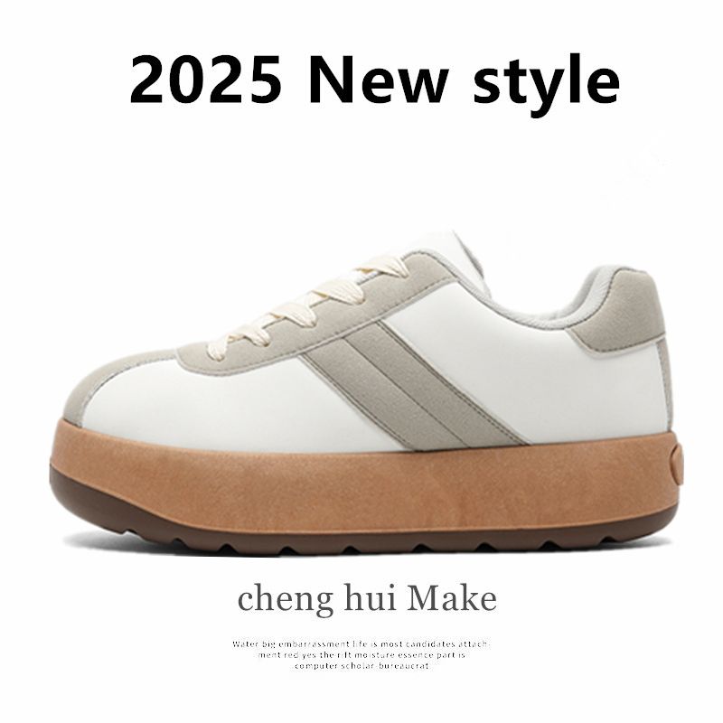 正版德训鞋莆田纯原复古阿甘小白鞋休闲鞋男女情侣百搭