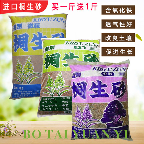 多肉颗粒土盆景桐生砂进口透气