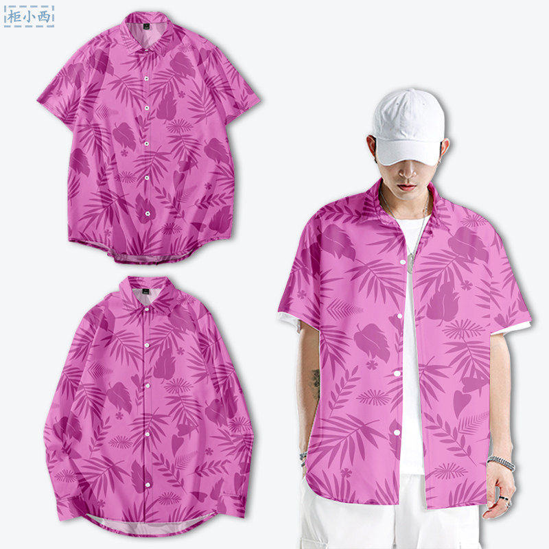 动漫动物粉色衬衫服城周边衬衫狐同款疯狂男女2角色花尼克花尼克