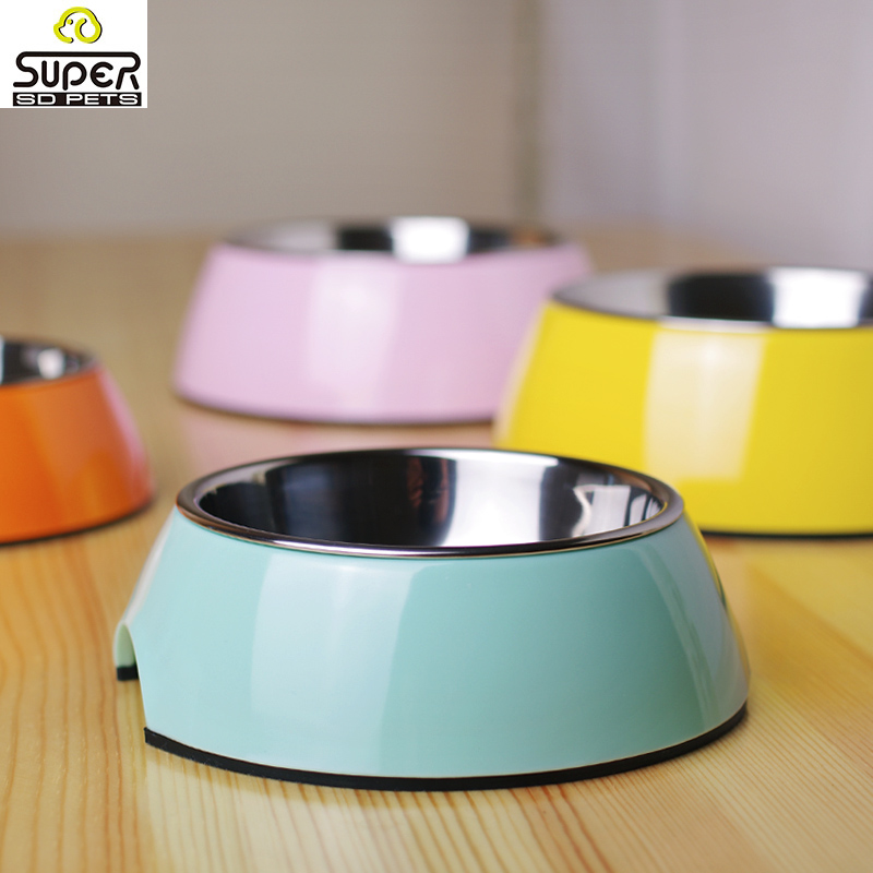 休普狗碗狗盆宠物不锈钢防滑通用泰迪小型大型犬饮水喂食猫碗猫盆