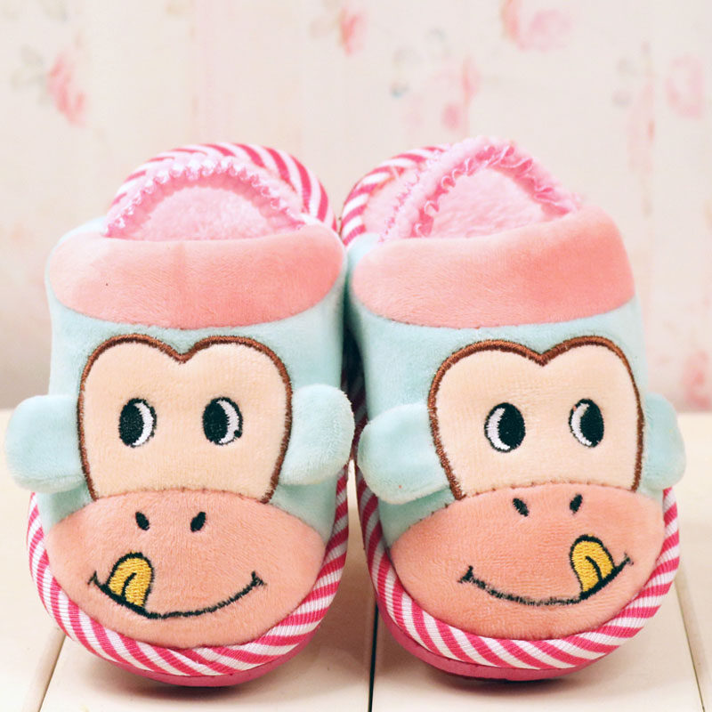 Pantoufles enfants en suède pour hiver - semelle EVA - Ref 1006700 Image 3