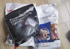 Одноразовые лицо валик маска honeywell霍尼韦尔防毒面具5500系列半面罩3m6200防毒面具主体